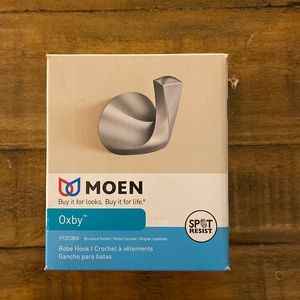 Mown Oxby Robe Hook, Brushed Nickel (New)